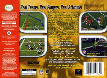 NFL Blitz - Special Edition (USA) box cover back